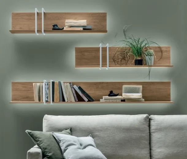 Ring shelf in light knotted material by Tomasella.