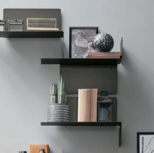 Snake metal shelf by Tomasella