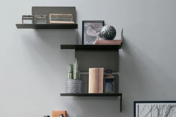 Snake metal shelf by Tomasella