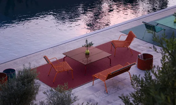 South lava stone coffee table by Magis