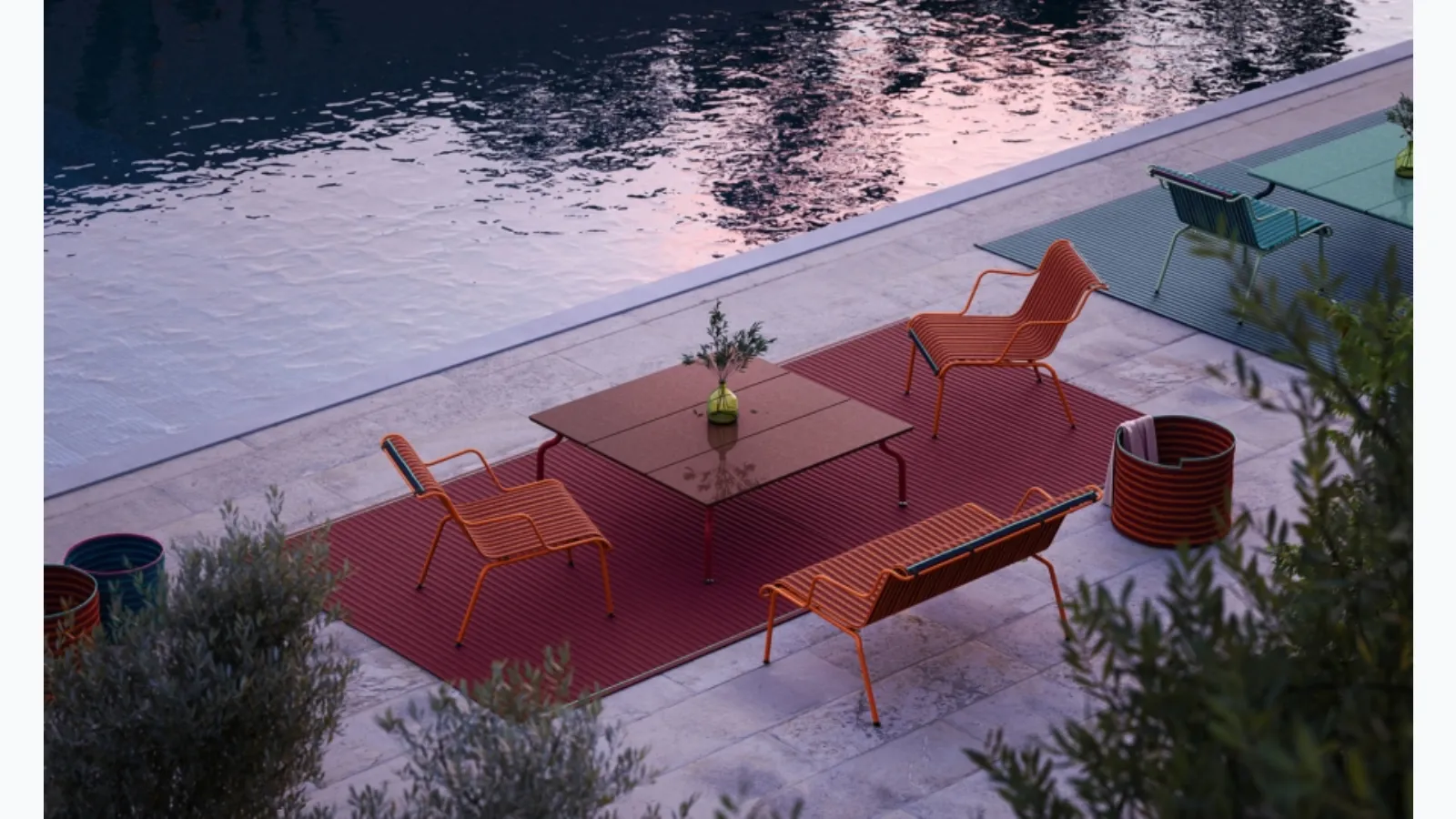 South lava stone coffee table by Magis