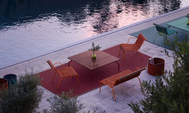 Outdoor polyolefin carpet South by Magis