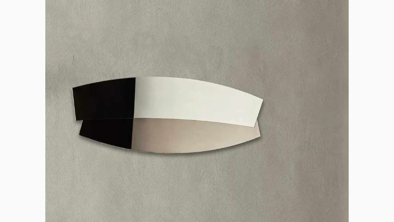 Double shaped mirror by Bontempi