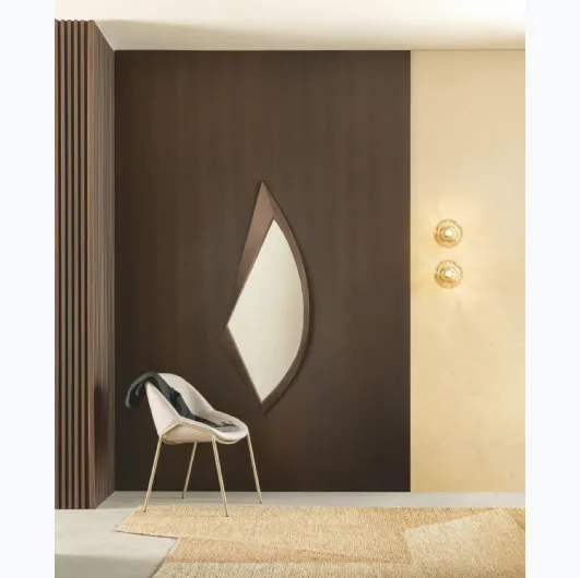 Avion mirror with metal frame by Riflessi.