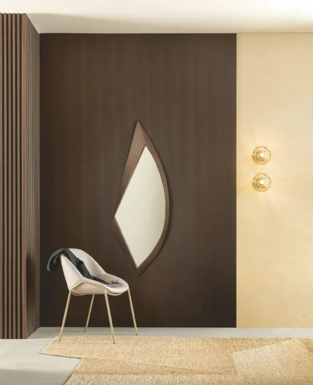 Avion mirror with metal frame by Riflessi.