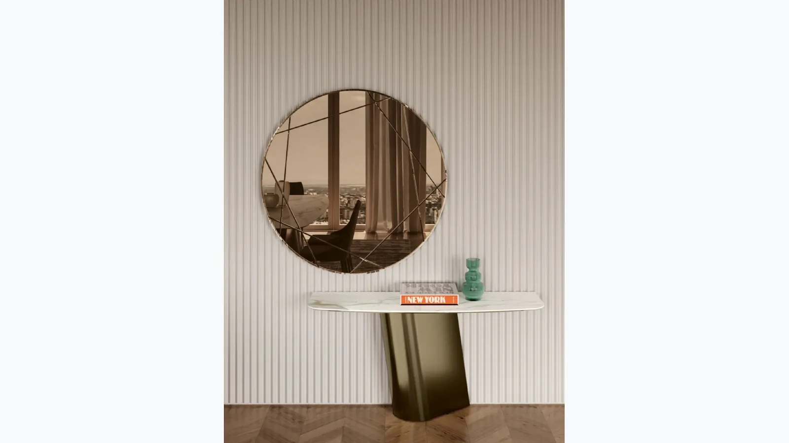 Round mirror Coco by Bontempi