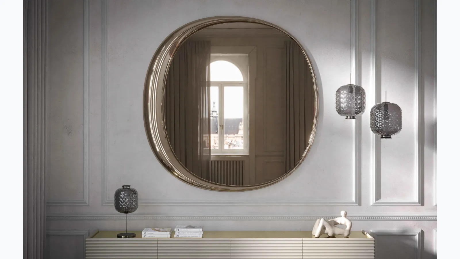 Eden mirror by Tonin Casa