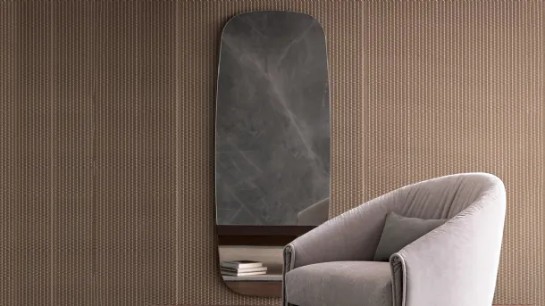 Oval wall mirror Lake by Bonaldo