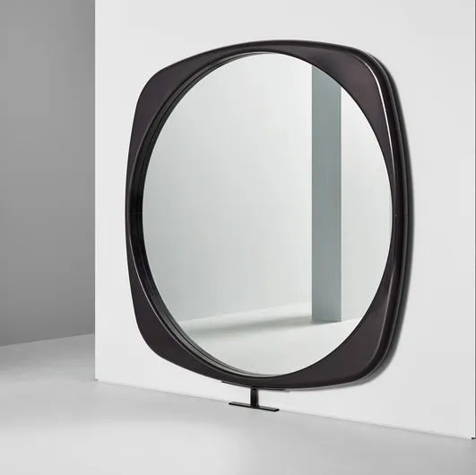 Mistral mirror with polyurethane frame by Bonaldo