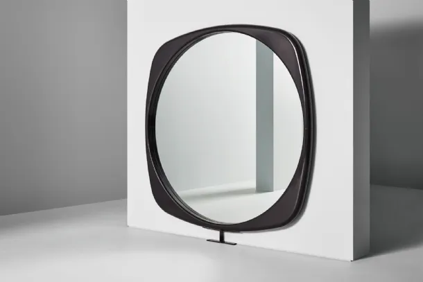 Mistral mirror with polyurethane frame by Bonaldo