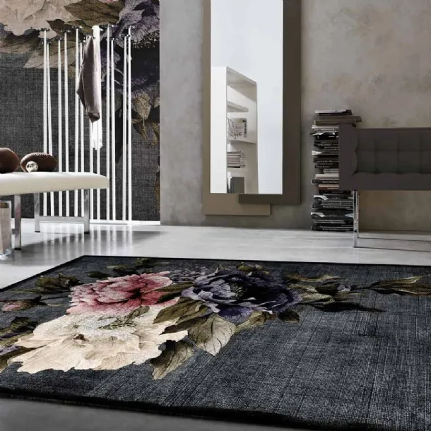 Digit Roses Carpet by Adriani and Rossi