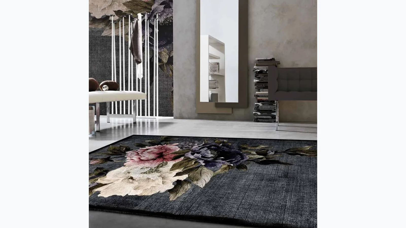Digit Roses Carpet by Adriani and Rossi
