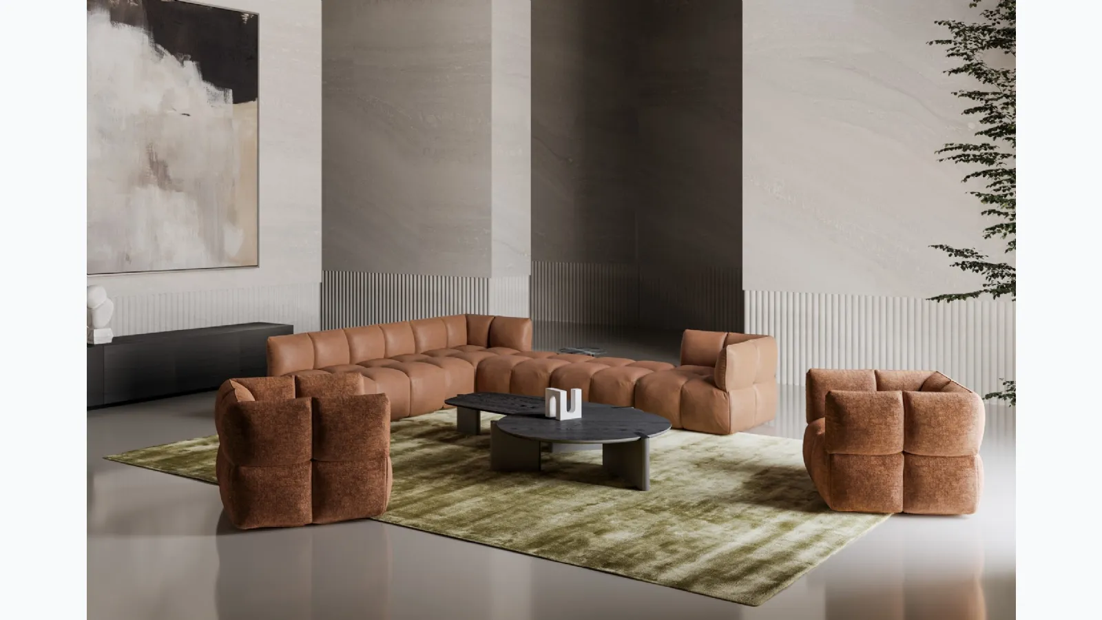 Nairobi carpet by Bonaldo