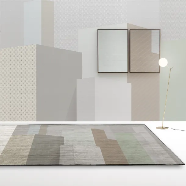 Rainbow Rayon carpet by Adriani and Rossi.