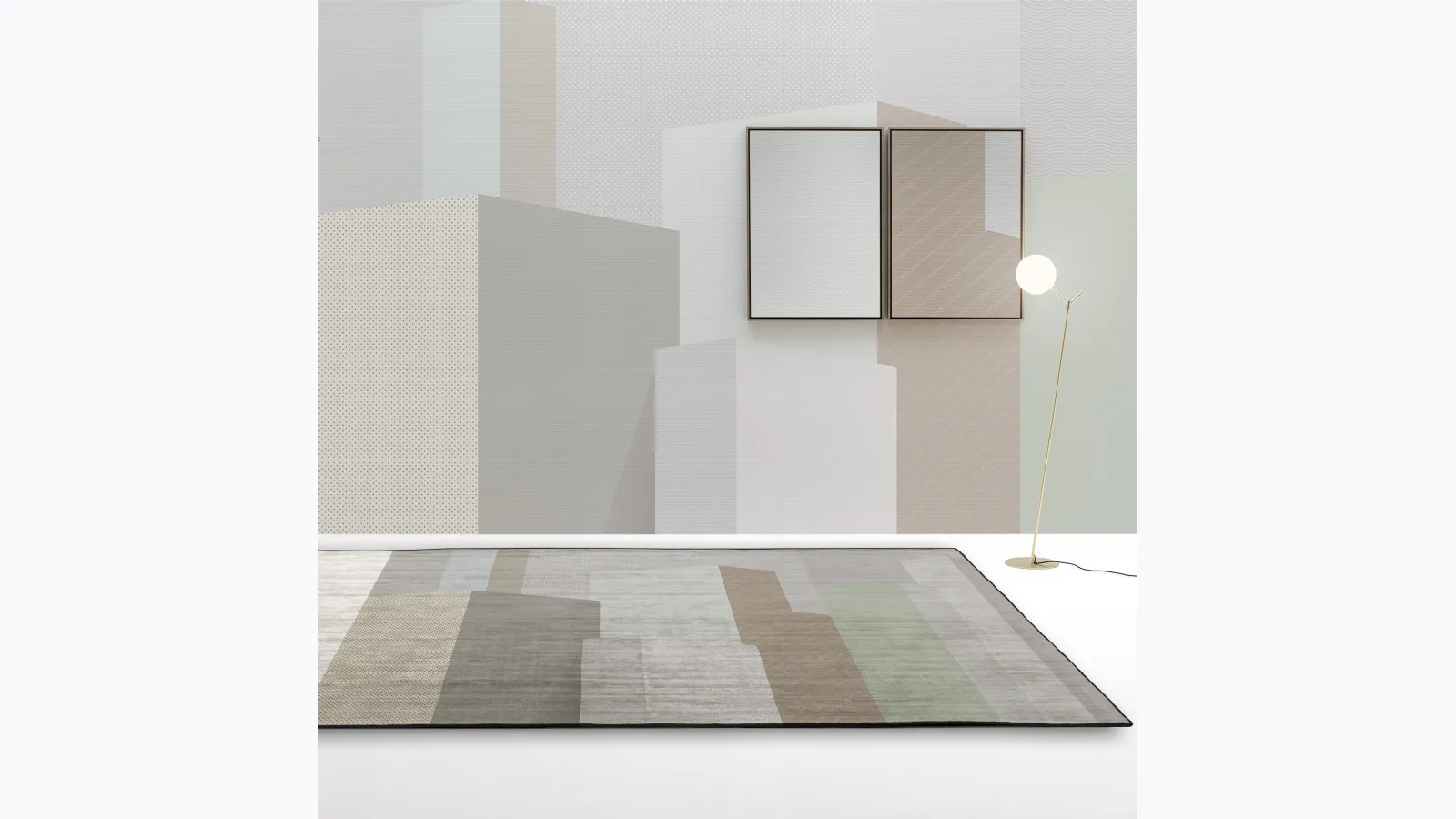 Rainbow Rayon carpet by Adriani and Rossi.