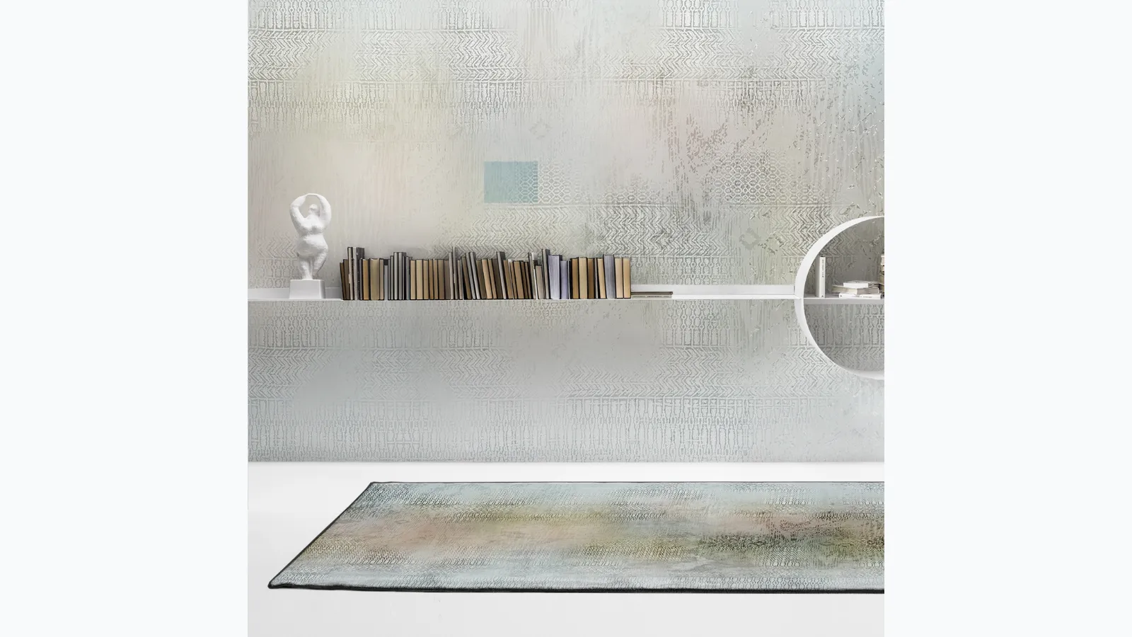 Rainbow Shibori 02 carpet by Adriani and Rossi