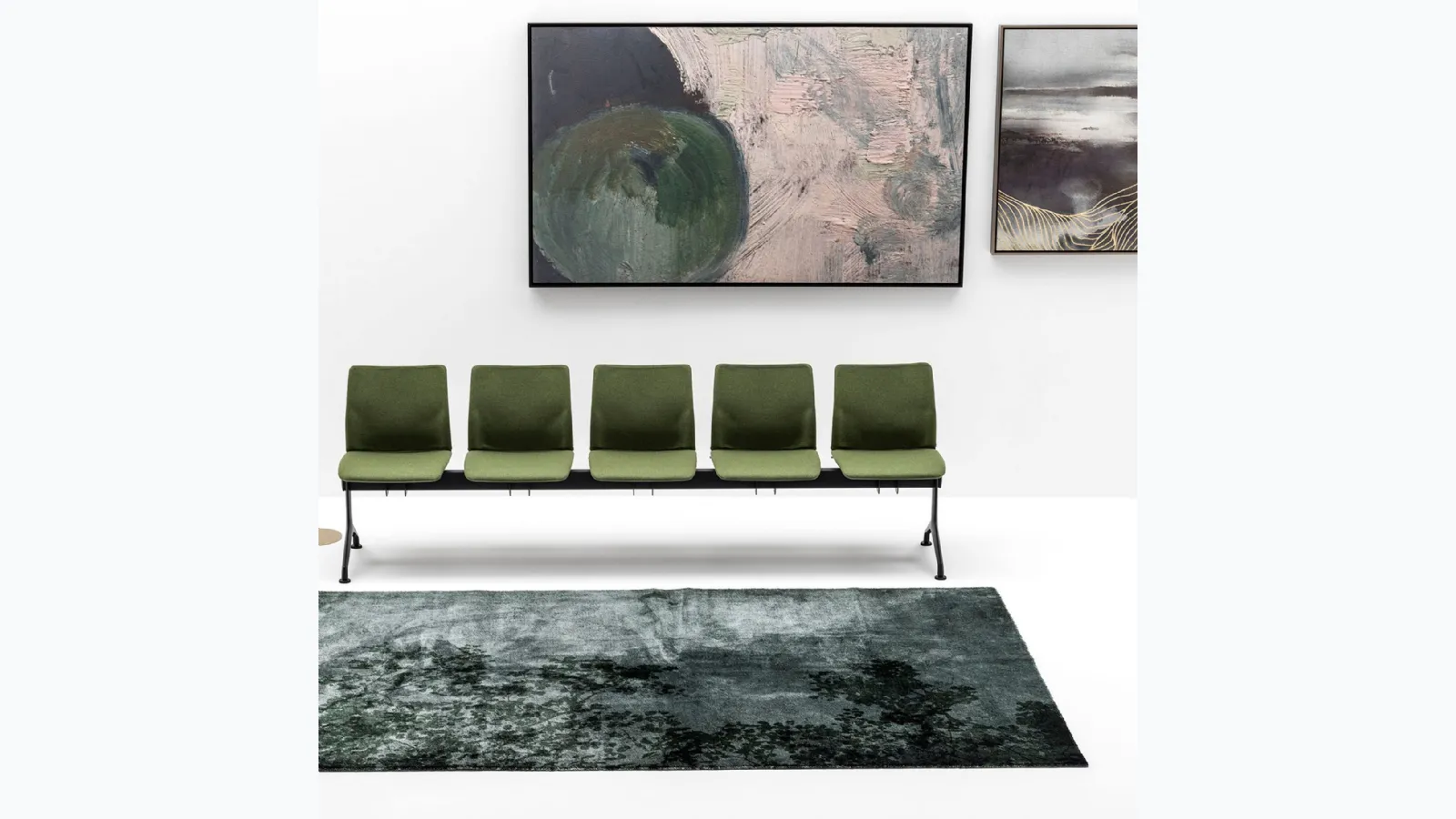 Green Theater Carpet by Adriani and Rossi