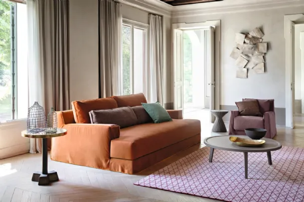 Round brass coffee table Brass 43 by Gervasoni