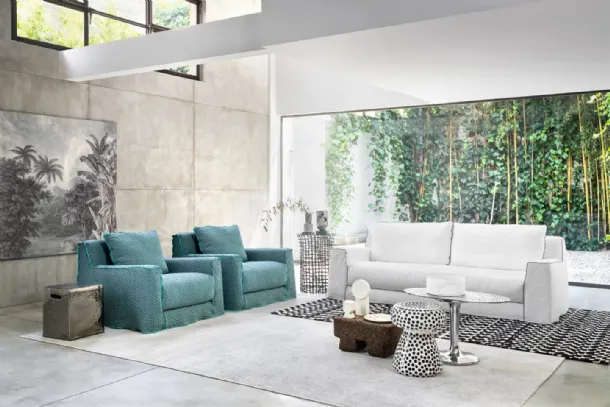 Concrete coffee table Inout 44 by Gervasoni.