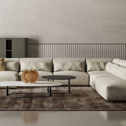 Isabey coffee table in marble or wood by Bonaldo.
