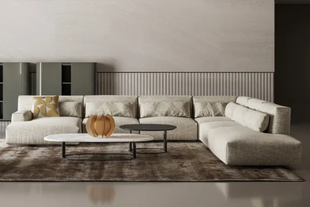 Isabey coffee table in marble or wood by Bonaldo.