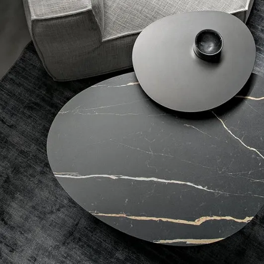 Kumo ceramic or lacquered coffee table by Bonaldo.