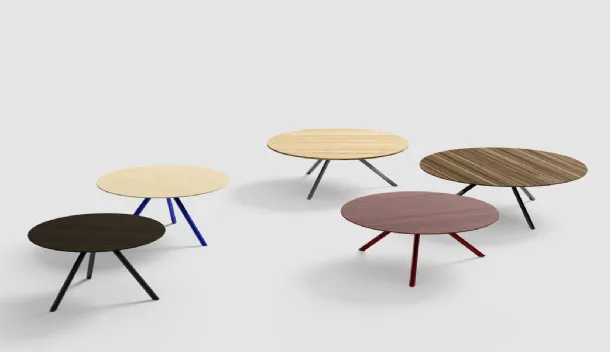 Mini Heb coffee table in Desalto Essence wood.