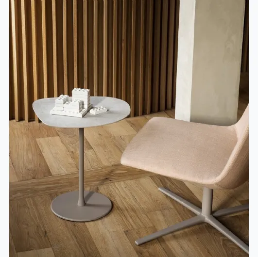 Mixit coffee table with ceramic top by Desalto.