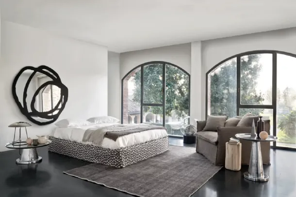 Next coffee table in aluminum by Gervasoni.