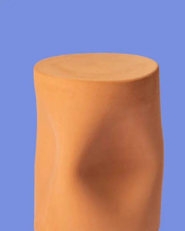 Terracotta coffee table Toblo by Miniforms.