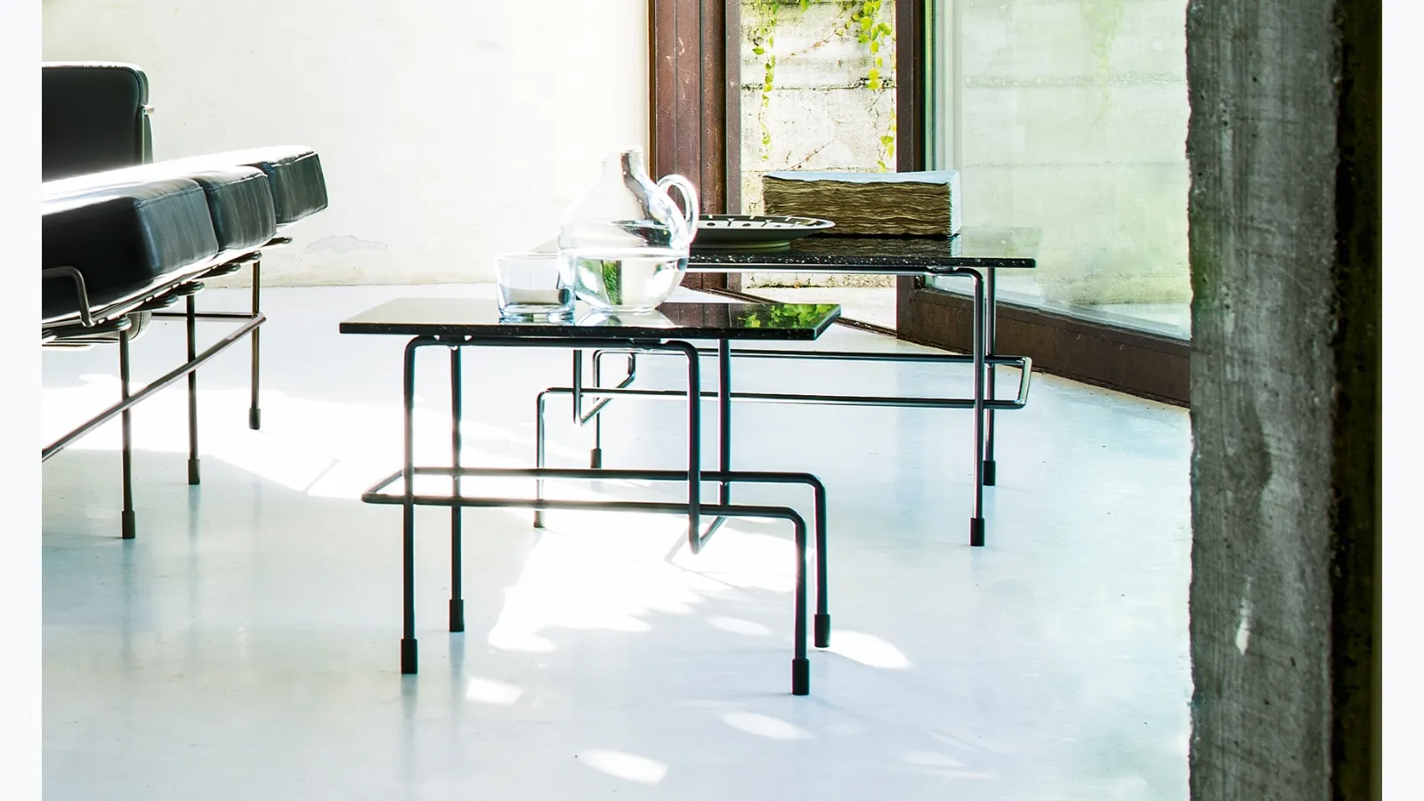 Acrylic stone side tables Traffic by Magis