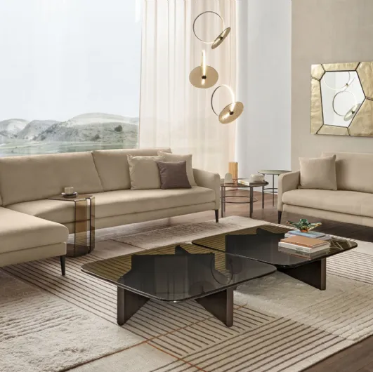 Glass coffee table Type by Fiam
