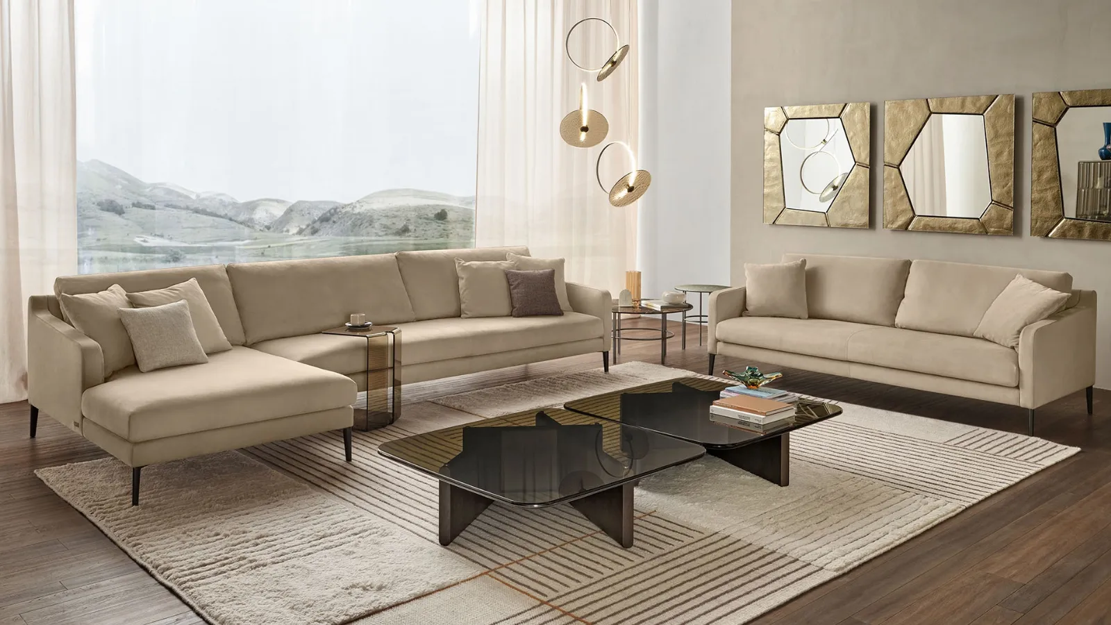 Glass coffee table Type by Fiam