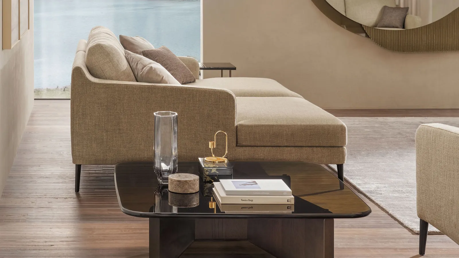 Glass coffee table Type by Fiam