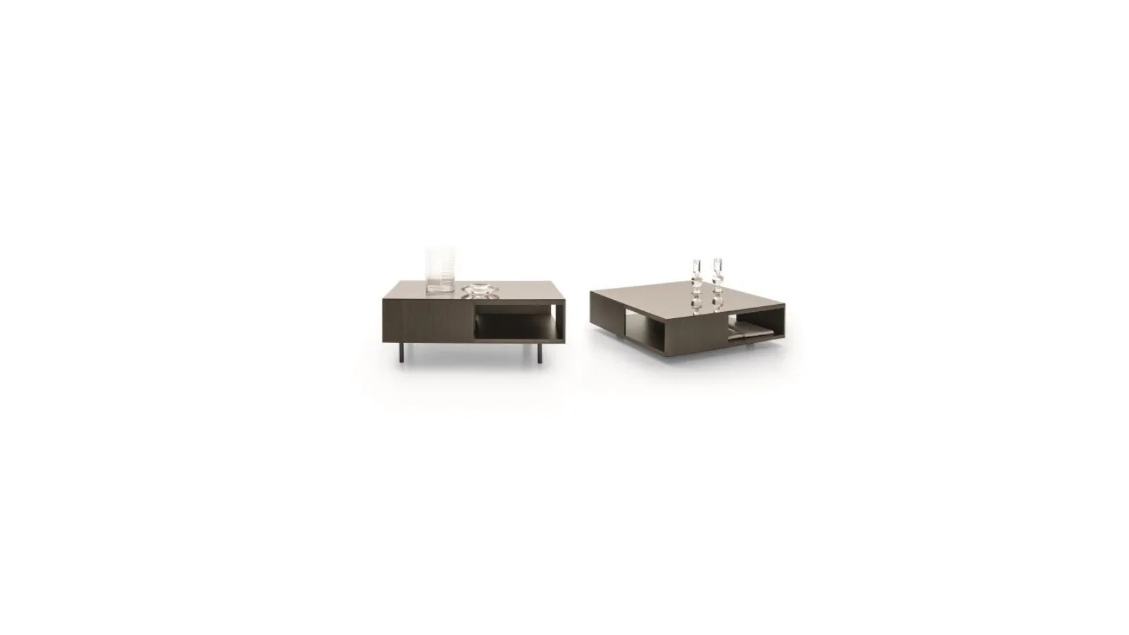 Coffee table Union/Urban with mirror top by Ditre Italia.
