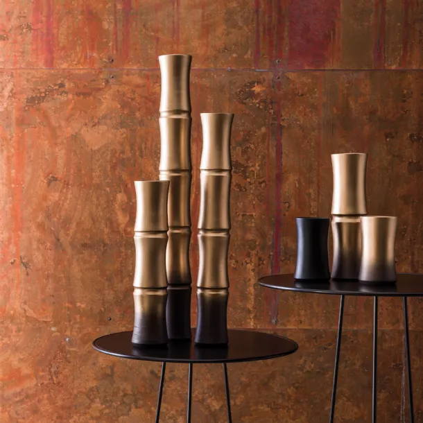Bamboo Collection vases by Adriani and Rossi.