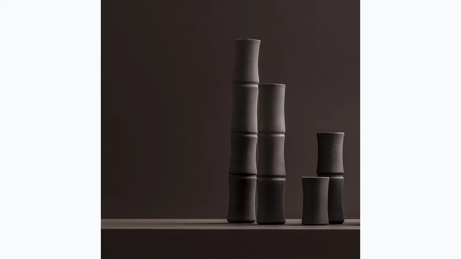 Bamboo Collection vases by Adriani and Rossi.