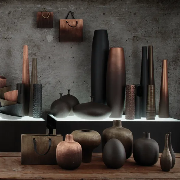 Metallic Vases Selection by Adriani e Rossi