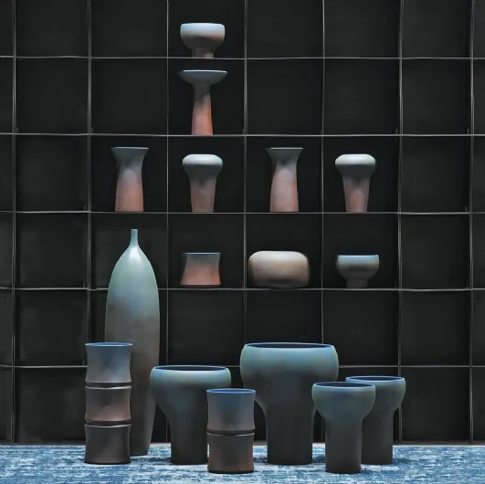 Adriani and Rossi's Mister Blue Collection vases