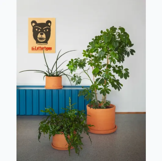 Clay pots Vavavà by Miniforms