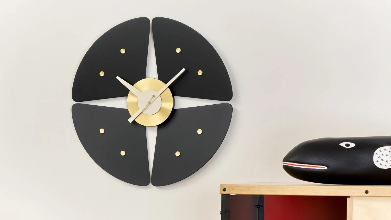 Vitra's Petal Wall Clocks.