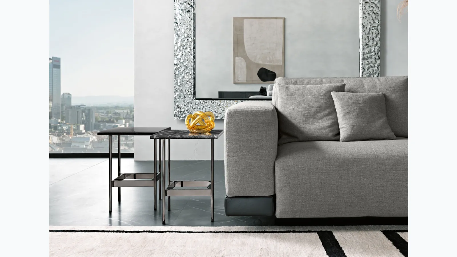 Waves coffee table by Fiam