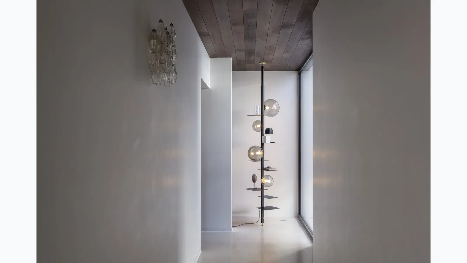 Adelaide floor-to-ceiling lamp by Mogg