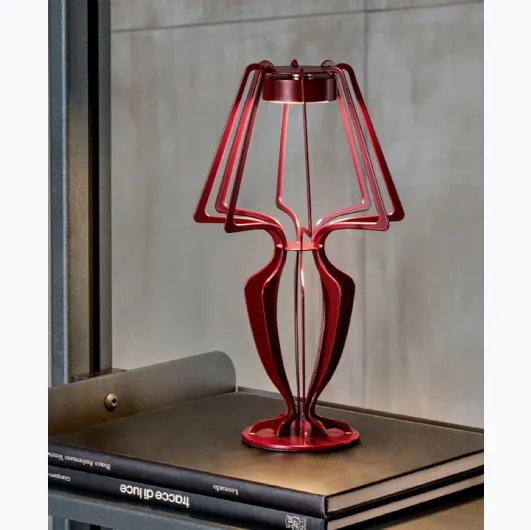 The Allegra T table lamp by Riflessi.