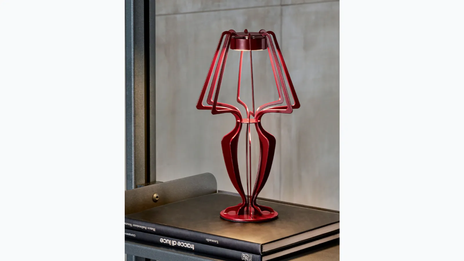 The Allegra T table lamp by Riflessi.
