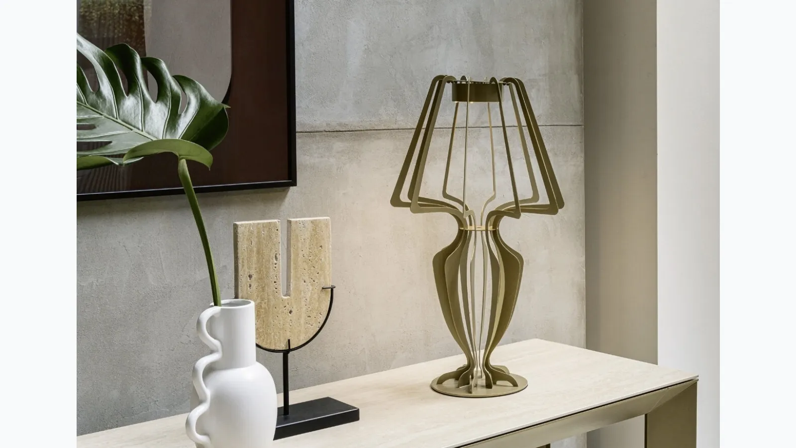 Allegra T table lamp by Riflessi