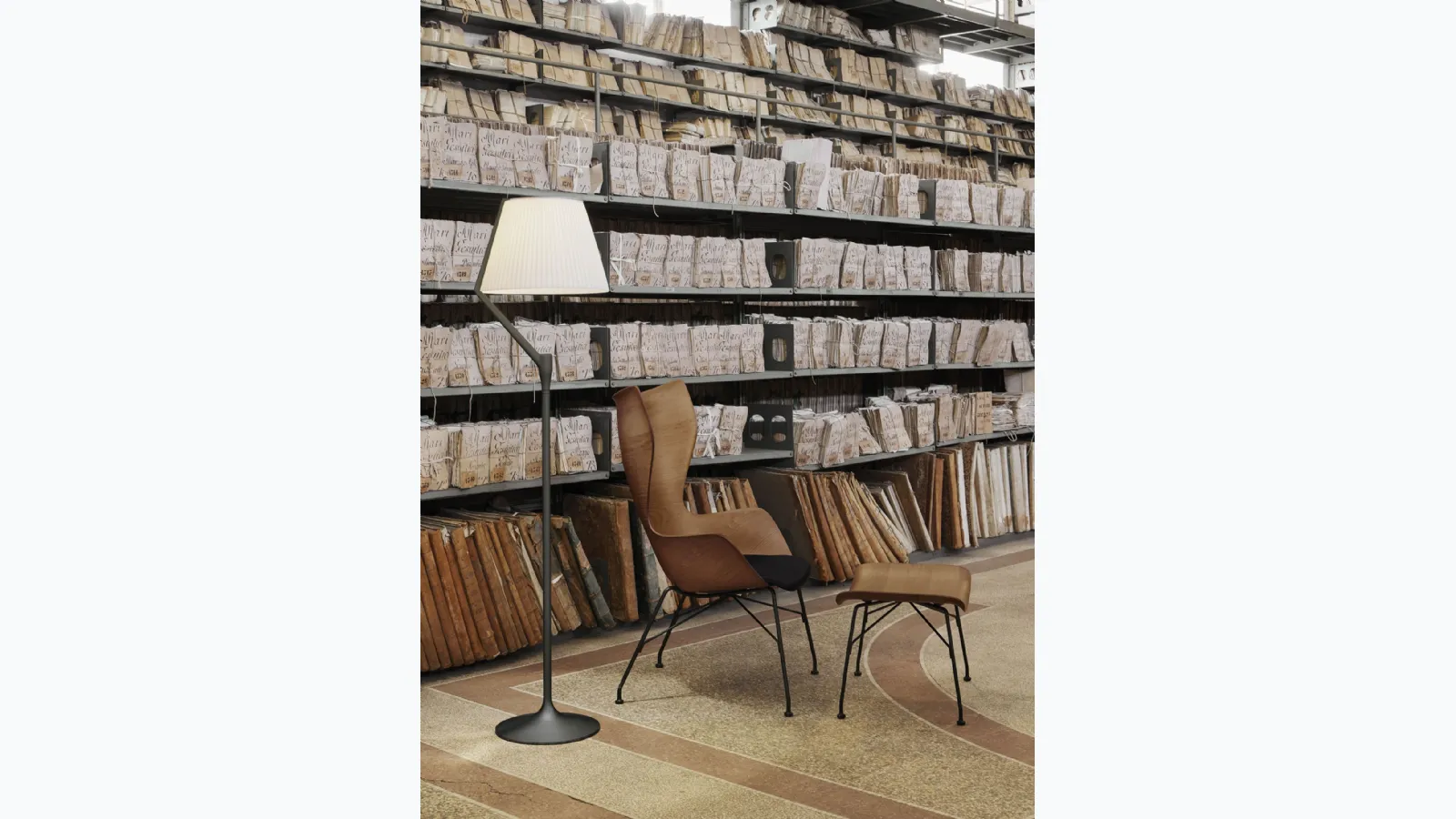 Angelo Stone floor lamp by Kartell