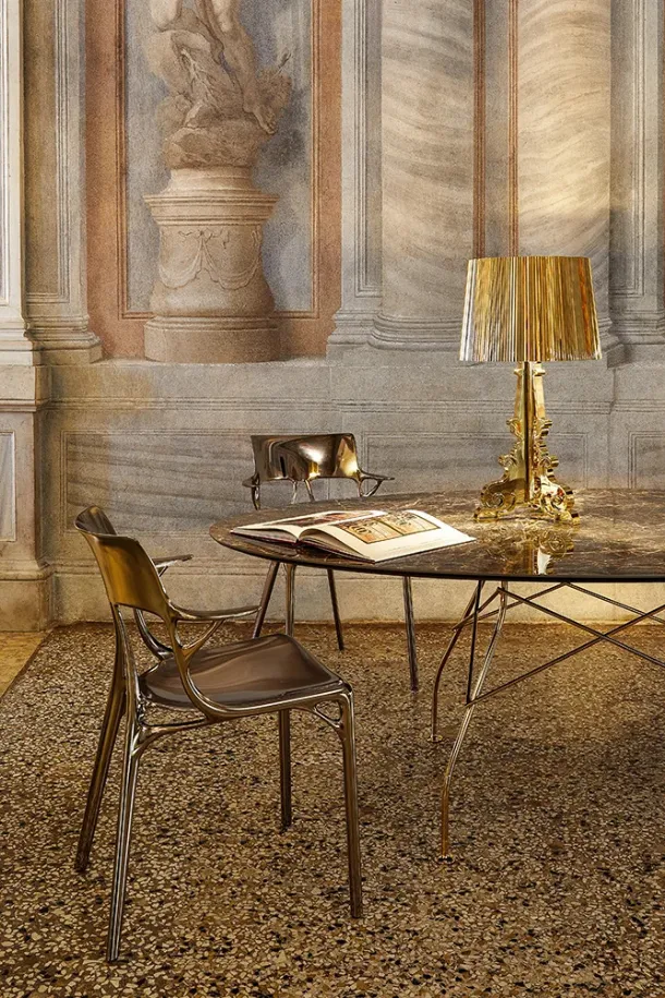 Table lamp Bourgie Metal Gold by Kartell