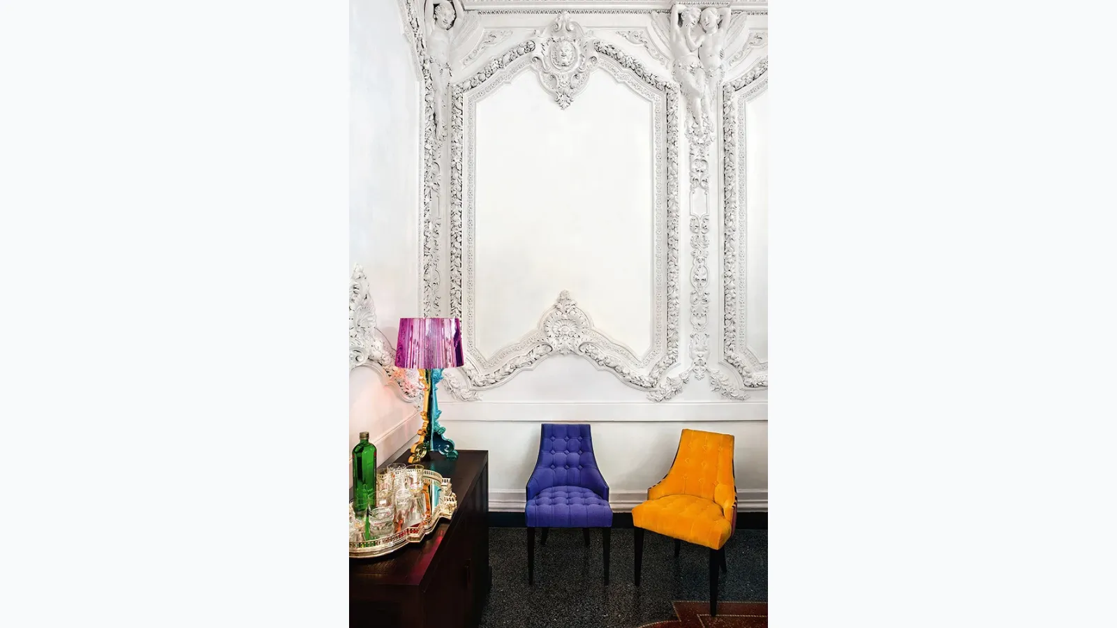 Bourgie Metal table lamp by Kartell