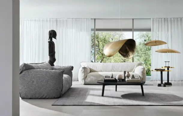 Brass pendant lamp by Gervasoni